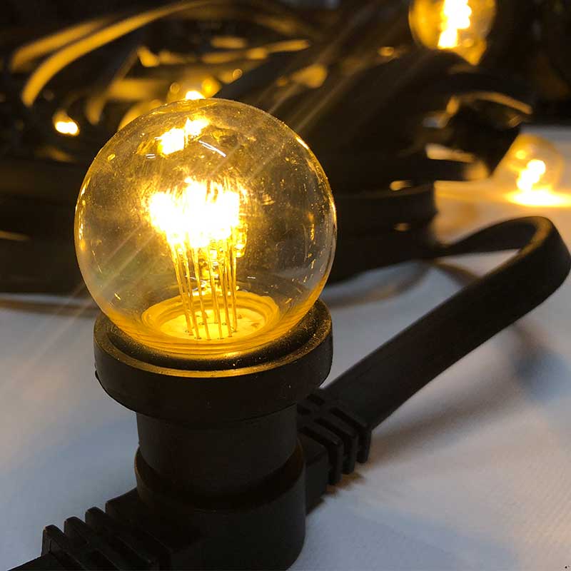 Schijn gokken Taille Prikkabel 25 meter 25 warm witte LED lampen huren? » ENTERTAINIT!